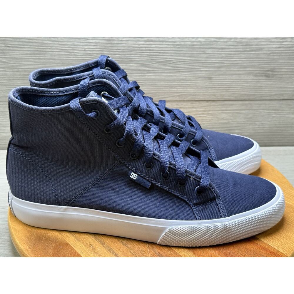 DC Men's Shoes "Manual HI TXSE" DC Navy(DN1) Size 11